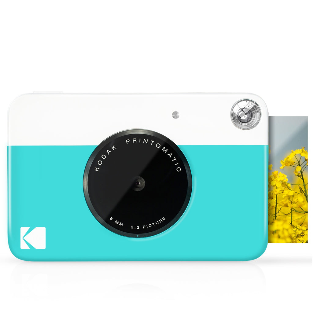  Kodak Printomatic Digital Instant Print Camera (Blue) Print  Memories Instantly & Printomatic Digital Instant Print Camera (Pink) &  2x3 Premium Zink Photo Paper (50 Sheets) (Pack of 1) : Electronics