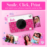 Barbie x Kodak Printomatic Full-Color Instant Print Digital Camera Iconic Style