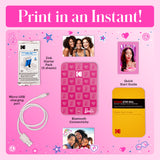 Barbie x Kodak Step Slim Wireless Instant Portable Photo Printer Iconic Style